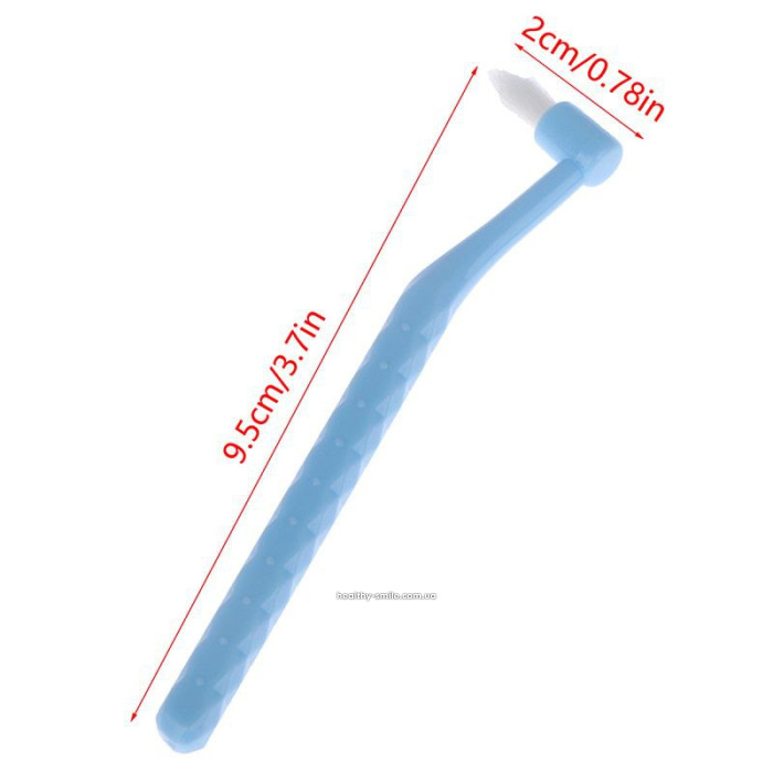 Single-bristled toothbrush, small, Pink